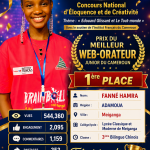 Prix National du Meilleur Web-orateur Brainball Cameroun Eloquence