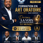 FORMATION ART ORATOIRE CAMEROUN