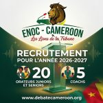 ENOC 237 Promotion 2026-2027 recrutement de 20 orateurs professionnels et de 05 coachs nationaux en art oratoire Cameroun